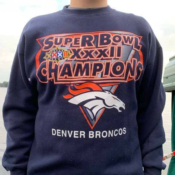 Vintage Denver Broncos Super Bowl Crew - Picture 1 of 3